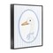 Stupell Industries Dainty Bordered Duck Framed Giclee, design by Cherrywood Lane